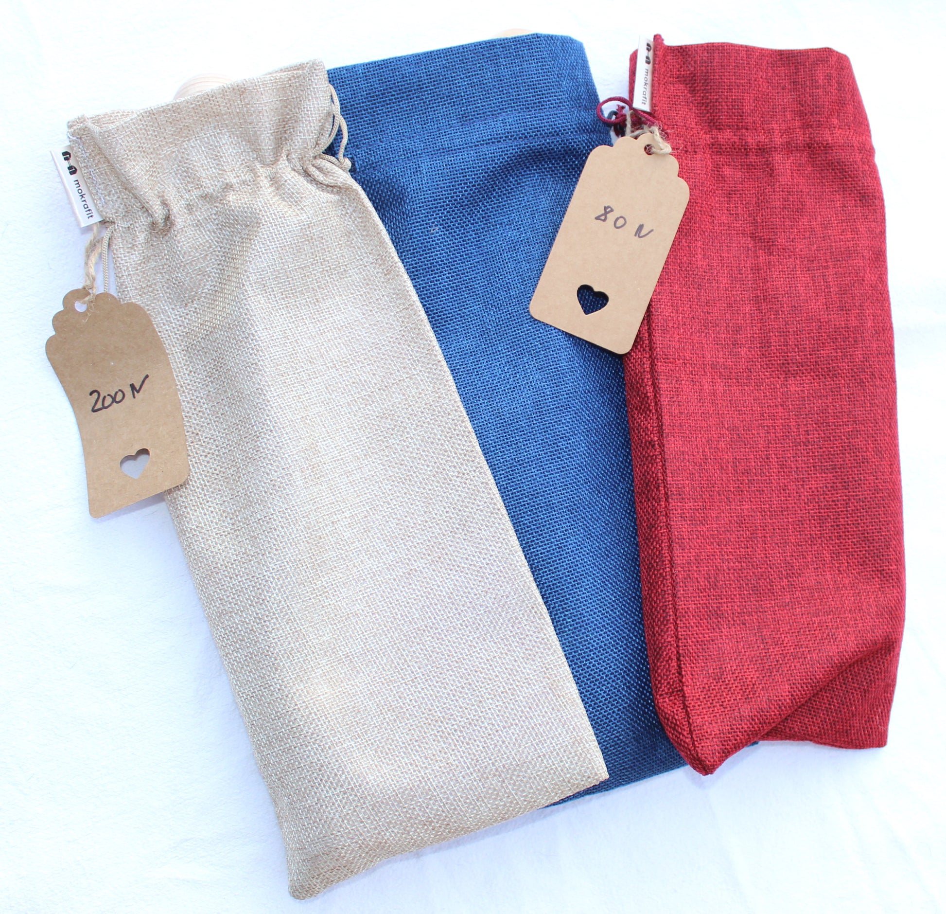 Mokrafit PowerStick Palette Schutzhülle -Natur - Blau - Rot - Jute