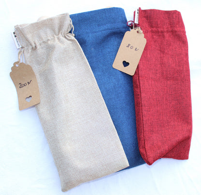 Mokrafit PowerStick Palette Schutzhülle -Natur - Blau - Rot - Jute